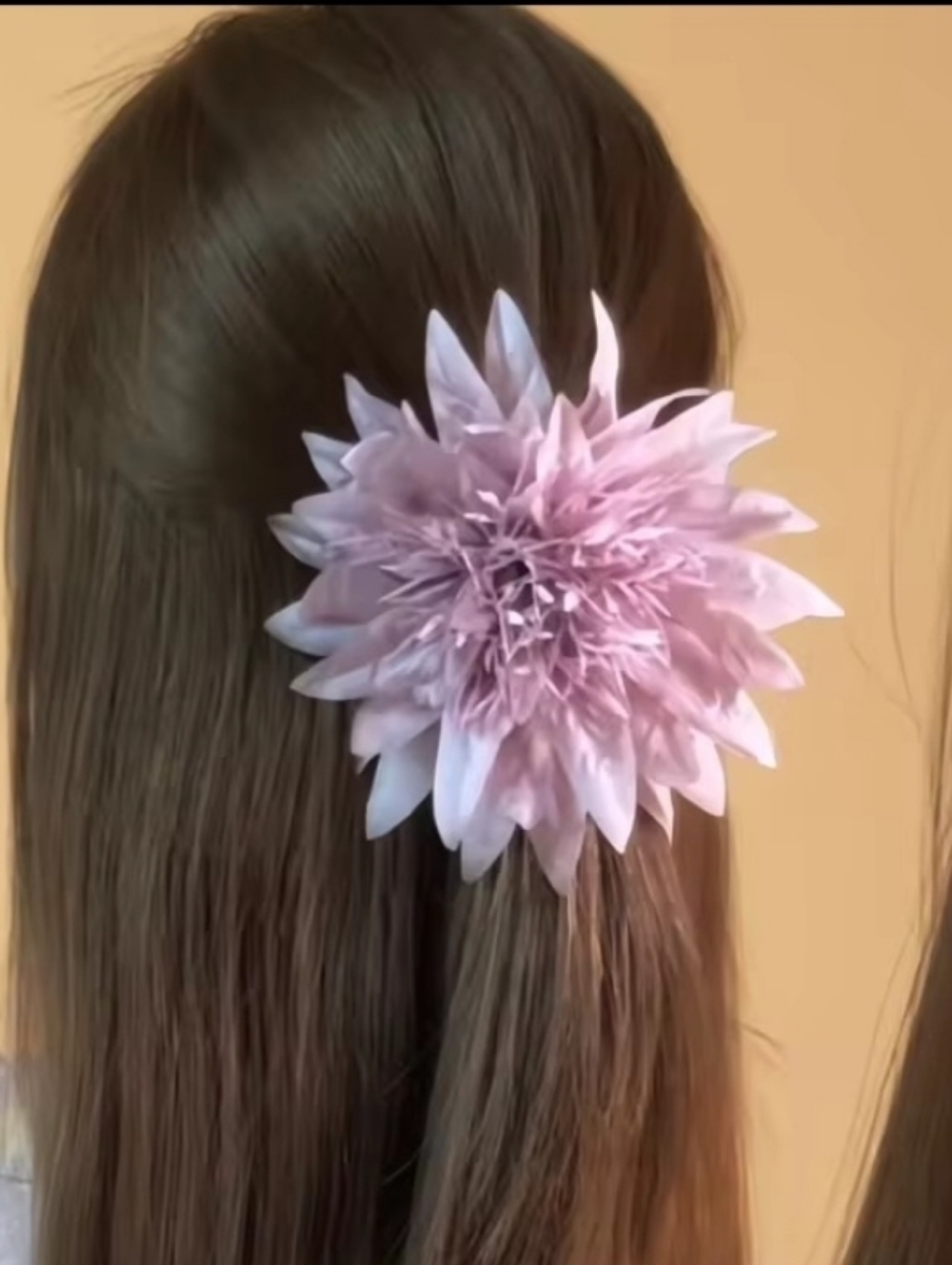 Brand New Handmade Purple Flower Hair Clip Claw